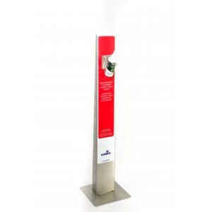 Hyginestation kit met een wandhouder schuin model ref 006020