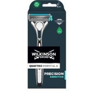 Wilkinson Quattro Essential 4 herbruikbaar scheermes met 4 mesjes