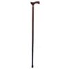 Luxe model 35 houten wandelstok hoogte 90 cm handvat met T vorm