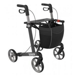 Opvouwbare rollator met 4 wielen Server   Classic wheels