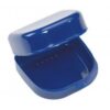 blauw potje voor kunstgebit