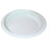 Bord met opstaande rand en zuignap 24 cm wit