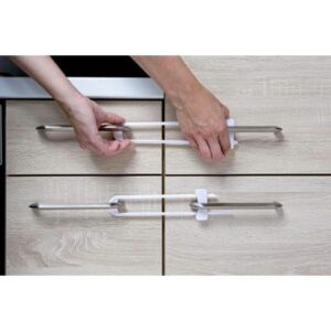 Set van 3 dubbele deur sluiters