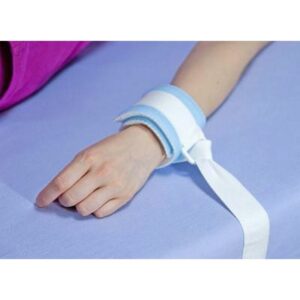 Paar pols  of enkelbanden met nylon ring