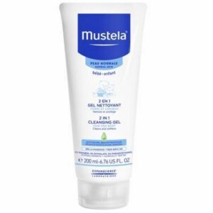 Tube van 200 ml Mustela 2 in 1 Baby wasgel?
