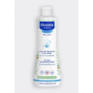 Flacon van 750 ml met doseerdop Mustela Baby toiletmelk Droge Huid?