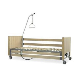 In hoogte verstelbaar elektrisch bed Classic met muurbeschermer