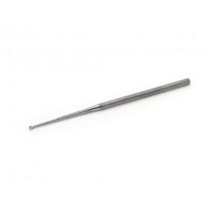 Fijne gefenestreerde dermatologische curette 3 mm
