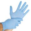 Nitril verzorgingshandschoenen poedervrij blauw XX Large