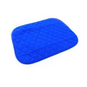 Gewatteerde stoelbeschermer 40 x 50 cm blauw