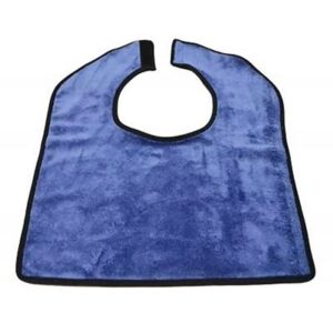Korte slab 37 x 46 cm uit micro spons bamboe blauw