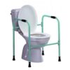 Toiletkader met regelbaar PVC handgrepen