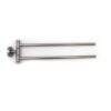 Dubbele handdoekhouder inox 304