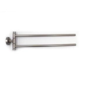 Dubbele handdoekhouder inox 304