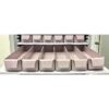 Grijs ABS plateau met 6 medicatiebakjes C51503