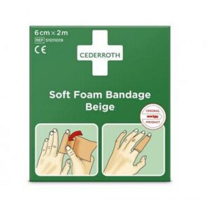 Beige zelfklevende verbandrol