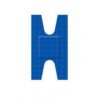 Detecteerbare elastische pleisters voor gewricht blauw PE 68 x 38 cm
