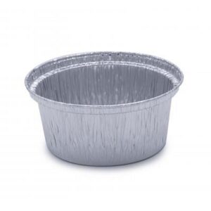 Steriele set alu recipint rond 125 ml