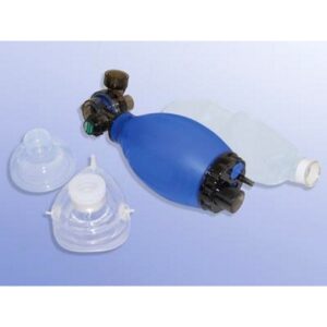 Beademingsballon silicone 500 ml kinderen met O2 reservoir