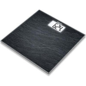 Beurer GS 203 Slate digitale personenweegschaal vierkante zwart