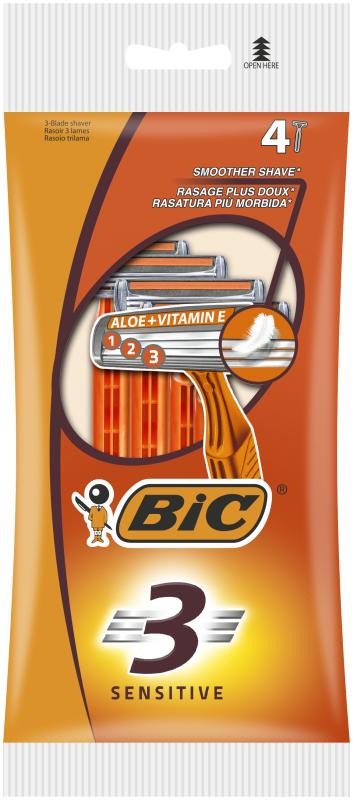 Wegwerpscheermesjes 3 mesjes Bic