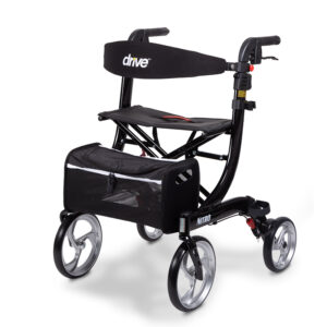 ROLLATOR 4W ELK TERREIN -ZWART- NITRO/520472 Y 155|Zwart|Zwart