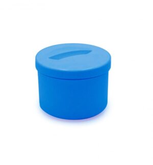 Gekleurd potje voor kunstgebit