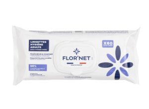 Hygiënische doekjes voor volwassenen FLOR NET 98% natuurlijke oorsprong