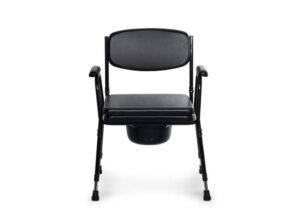 Zwarte toiletstoel Gcare Home Mobiloo