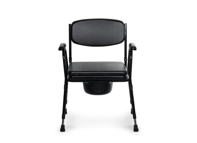 Zwarte toiletstoel Gcare Home Mobiloo