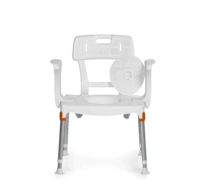 Gcare Home Ergocommode toiletstoel met arm- en rugleuning
