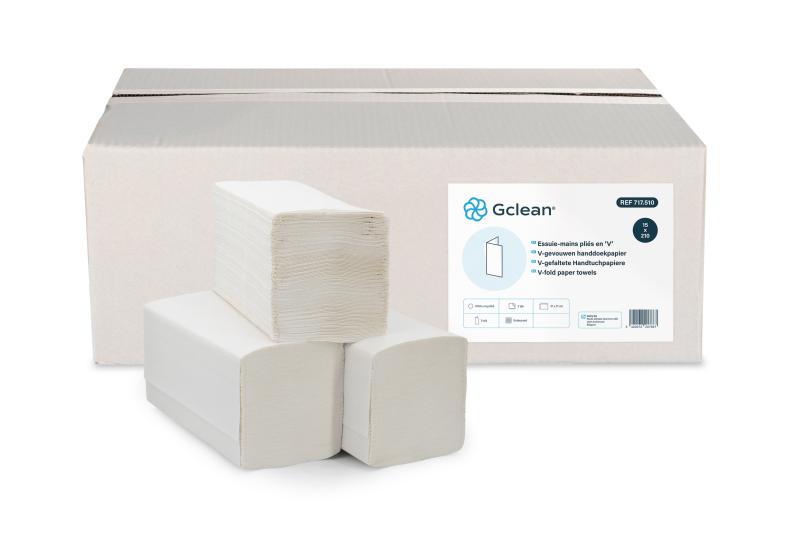 Handdoeken "V" gevouwen Gclean