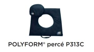 Polyform kussen met openingen