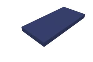 Matras type RX 33 kg/m³ - polyurethaanhoes|87 x 195 x 14 cm