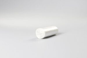 Vuilniszakken PEHD 32 x 44 cm +/- 10 l wit transparant.|Doos van 24 rollen met 50 zakken|32 x 44 cm|5 microns