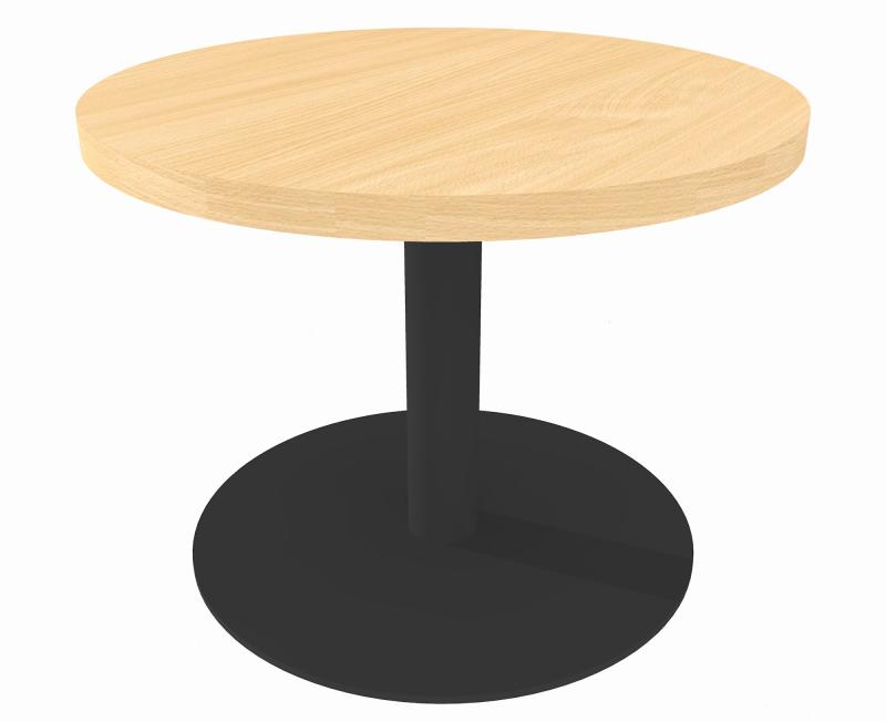 Ronde salontafels met centrale poot H 45 cm