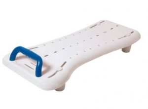 Badplank Benny XL 74 5 x 35 cm wit en blauw.|74,5 x 35 cm|210 kg|Benny XL