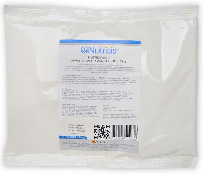Nutricrème HPHC - Vanille
