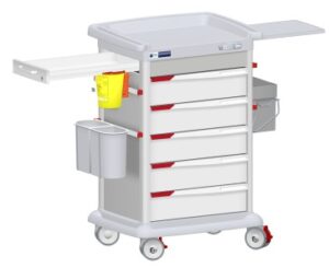 Preciso 10X medicatiewagen aluminium