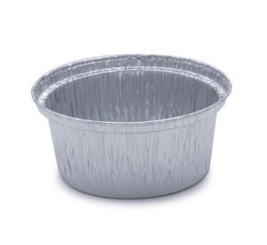 Steriele set alu recipiënt rond 125 ml