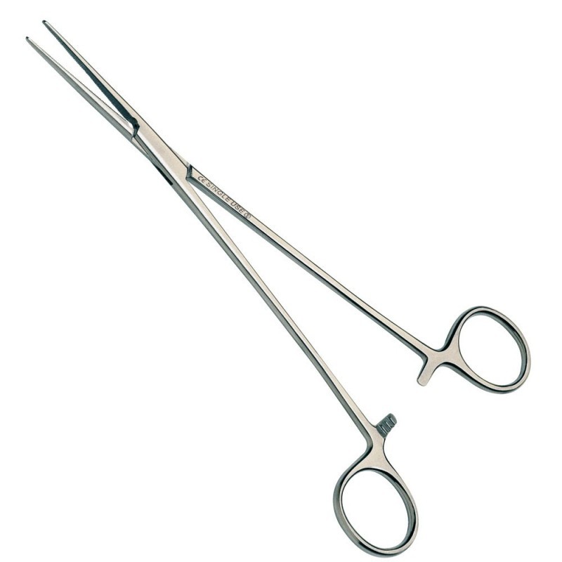 Steriele set – Rechte Halstead hemostatische tang 13 cm