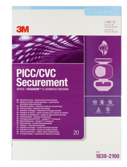 Tegaderm fixatiehulpmiddel PICC/CVC 10 x 15 5 CM - steriel