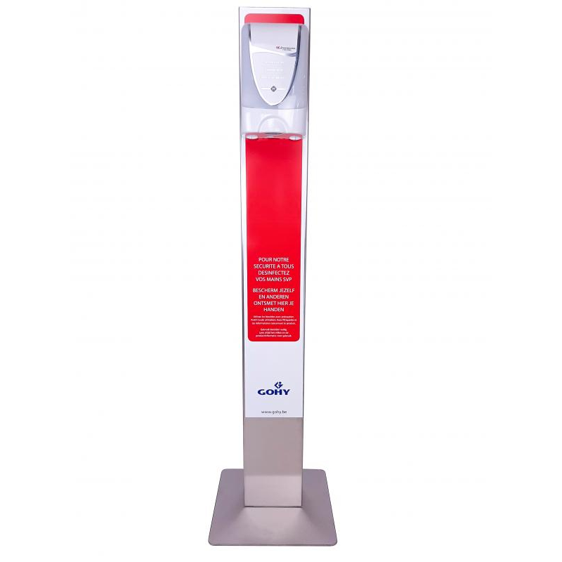 Hygiënestation met automatische dispenser + navulling