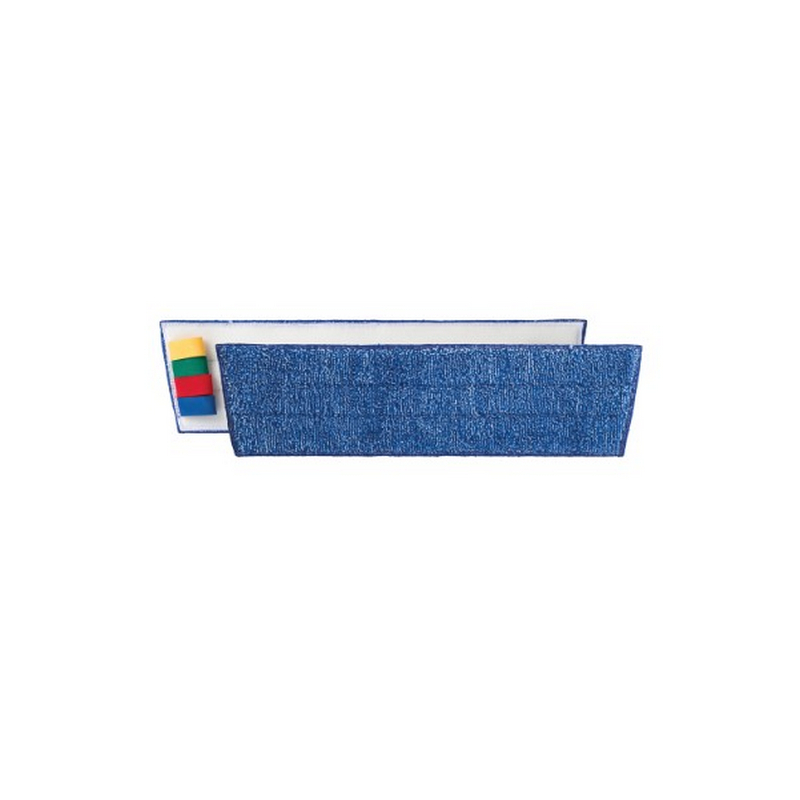 Klittenband microvezelmop Ultrasafe blauw voor klittenbandsysteem