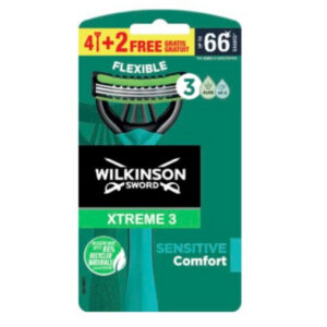 Wilkinson Sword Xtreme 3  pakket met 6 wegwerpscheermesjes