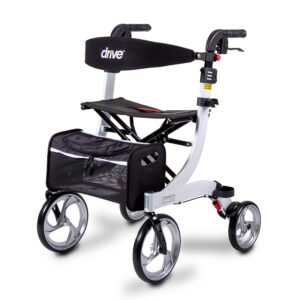 Rollator 4 wielen  plooibaar  design  wit  Nitro.|Wit|Wit
