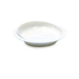 Asymmetrisch bord met verhoogde rand