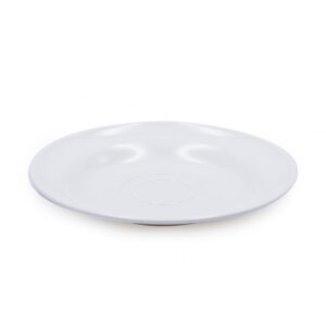 Grote schotel in polycarbonaat wit
