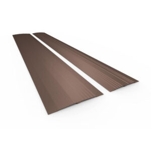 Aluminium drempelvervanger 11 x 95 cm brons geanodiseerd aluminium.|11 x 95 cm|brons