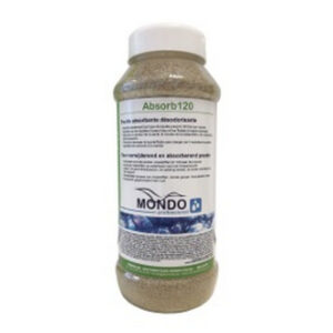 Absorberende en geurverdrijvende poeder Absorb 120 muntgeur